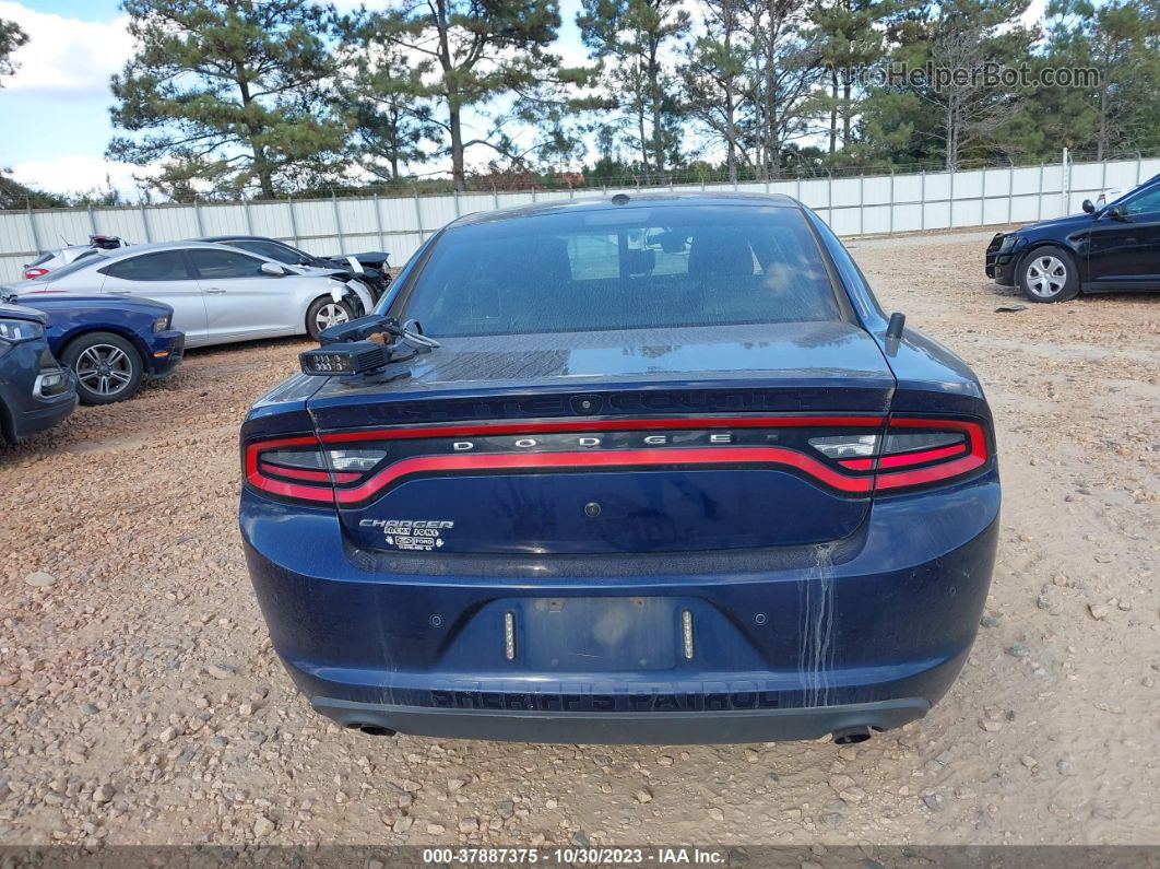 2018 Dodge Charger Police Rwd Blue vin: 2C3CDXAT2JH236783