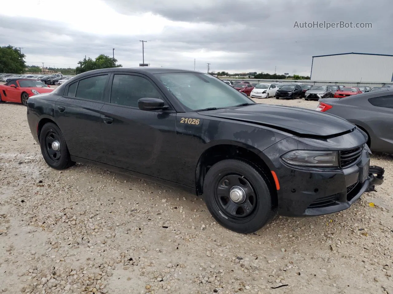 2021 Dodge Charger Police Black vin: 2C3CDXAT2MH628599