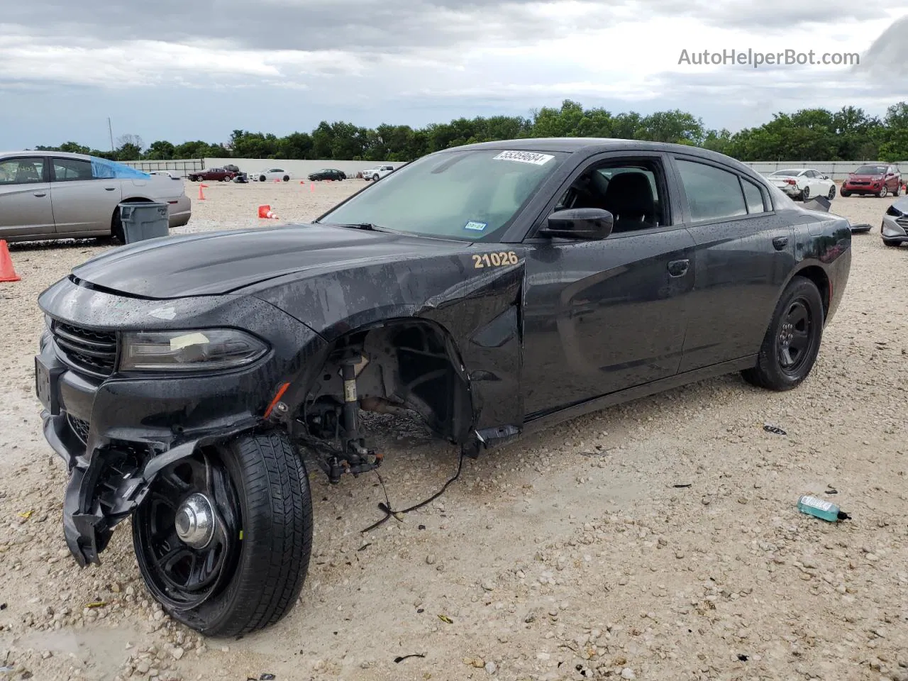 2021 Dodge Charger Police Black vin: 2C3CDXAT2MH628599