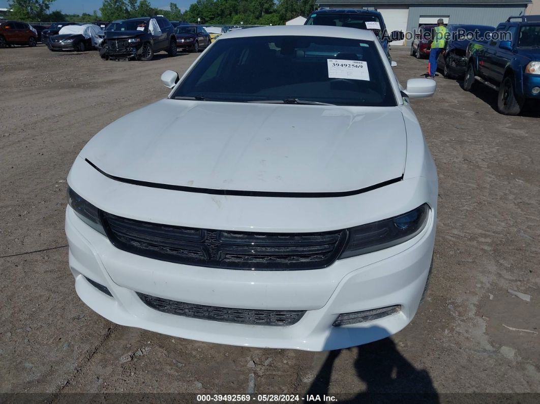 2017 Dodge Charger Police Rwd White vin: 2C3CDXAT3HH652691