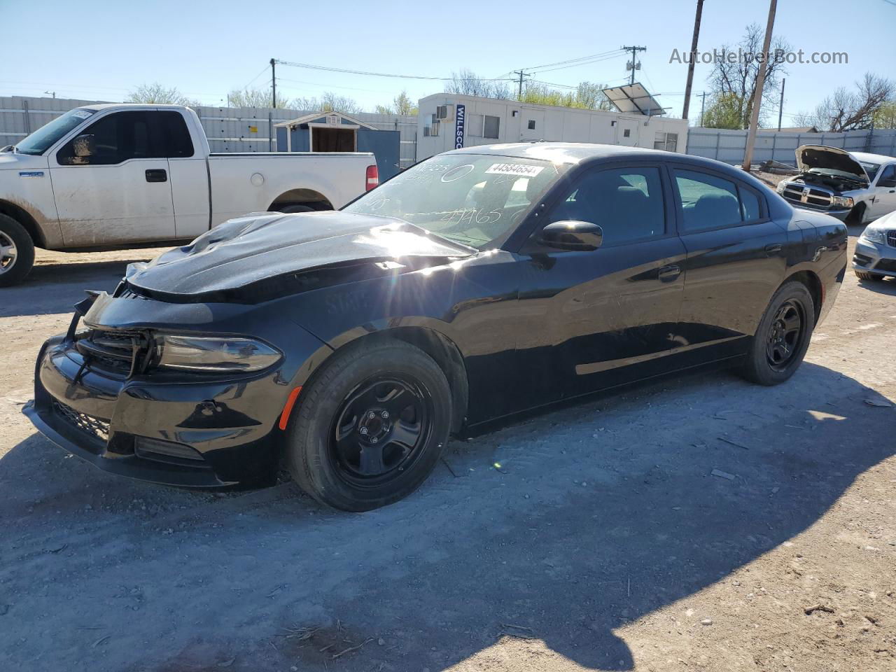 2021 Dodge Charger Police Черный vin: 2C3CDXAT3MH595175