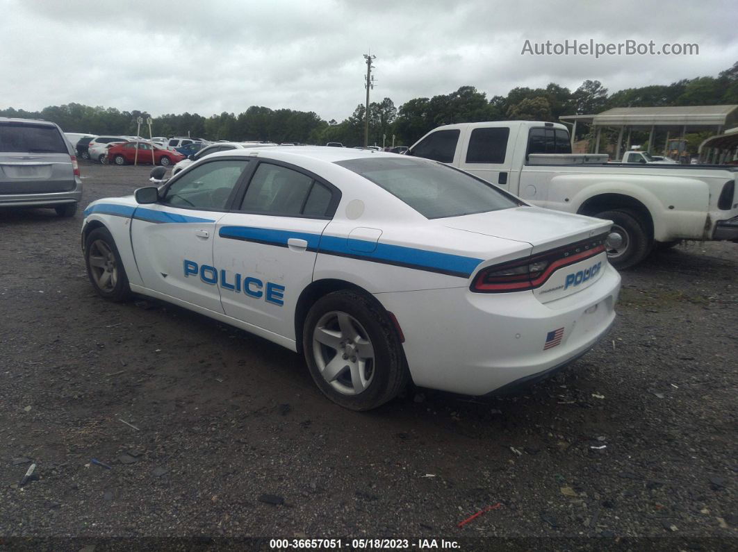 2017 Dodge Charger Police White vin: 2C3CDXAT5HH583874