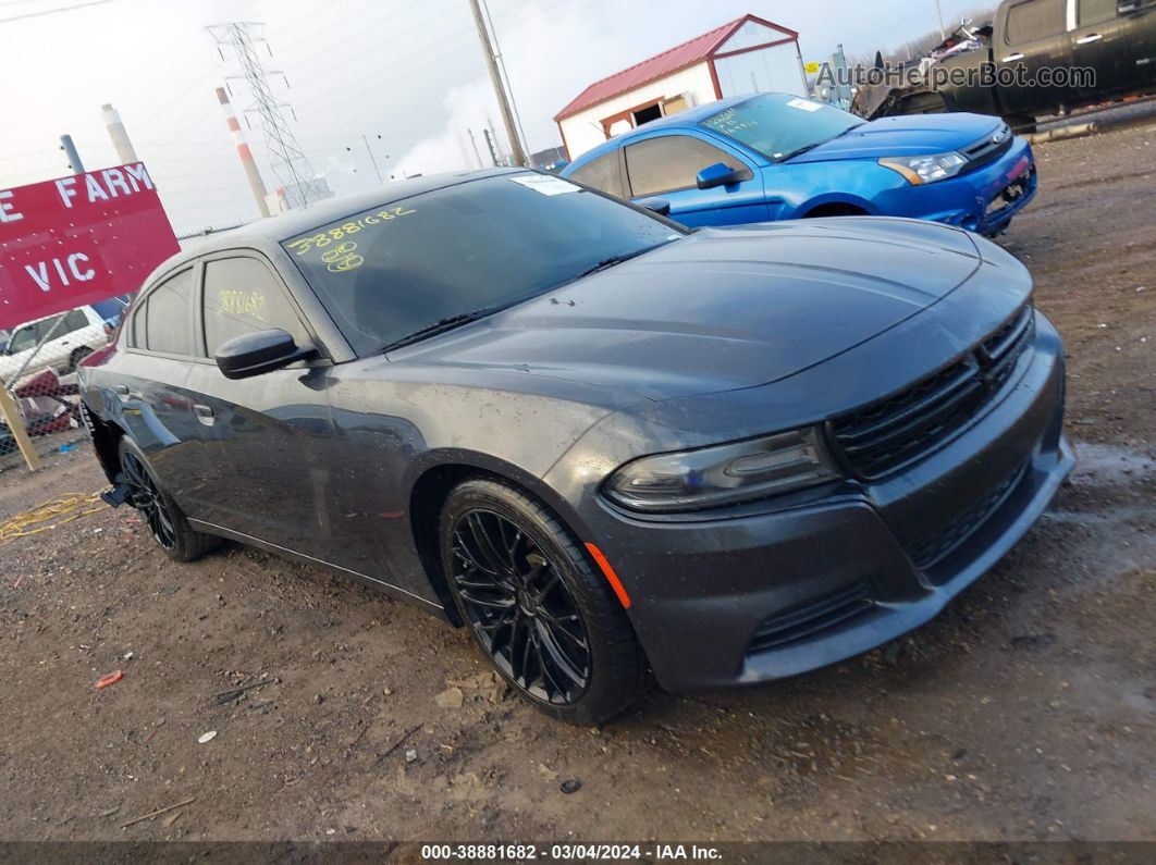 2016 Dodge Charger Police Dark Blue vin: 2C3CDXAT6GH223401