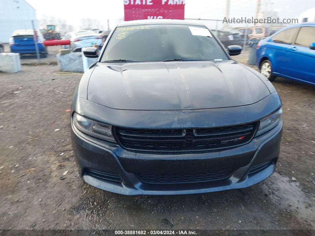 2016 Dodge Charger Police Dark Blue vin: 2C3CDXAT6GH223401