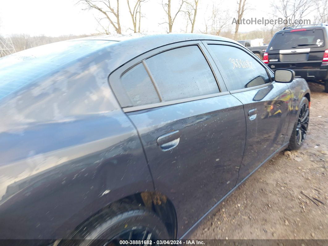 2016 Dodge Charger Police Dark Blue vin: 2C3CDXAT6GH223401