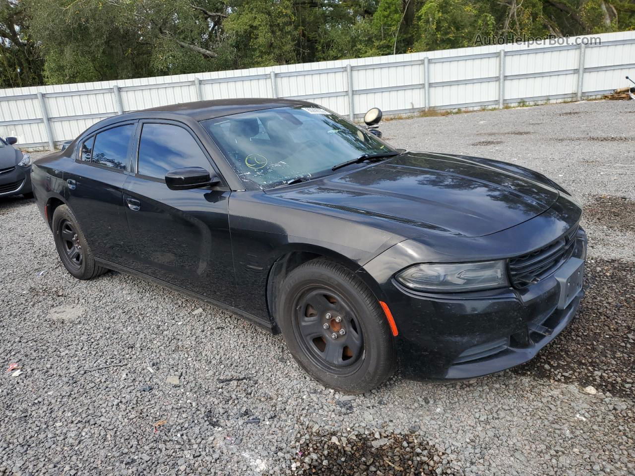 2016 Dodge Charger Police Black vin: 2C3CDXAT7GH169431