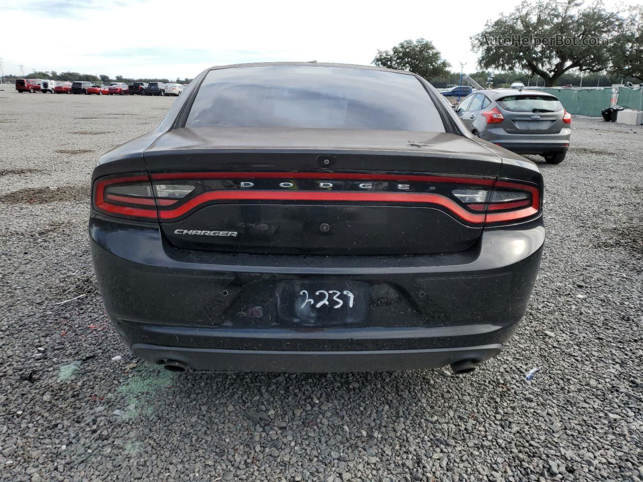 2016 Dodge Charger Police Black vin: 2C3CDXAT7GH169431