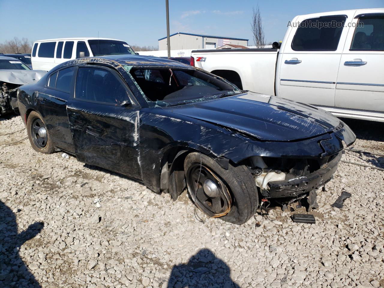 2016 Dodge Charger Police Black vin: 2C3CDXAT7GH223360