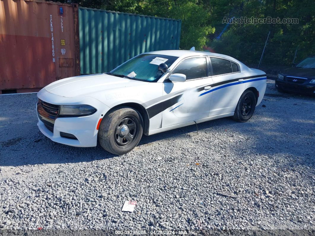 2021 Dodge Charger Police Rwd White vin: 2C3CDXAT7MH550787