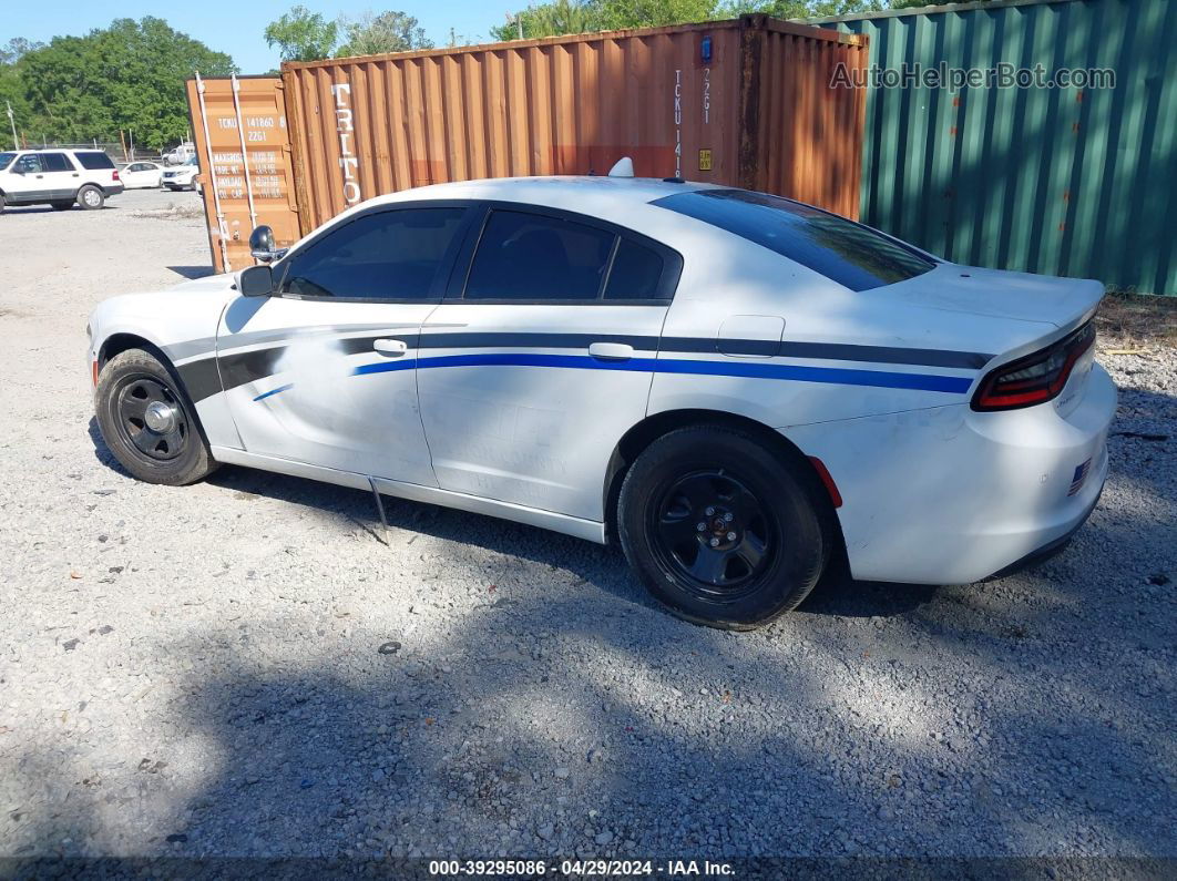 2021 Dodge Charger Police Rwd White vin: 2C3CDXAT7MH550787