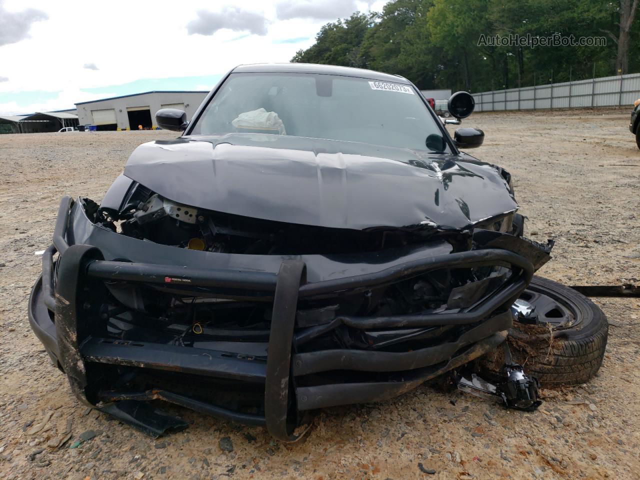 2017 Dodge Charger Police Black vin: 2C3CDXAT8HH599132