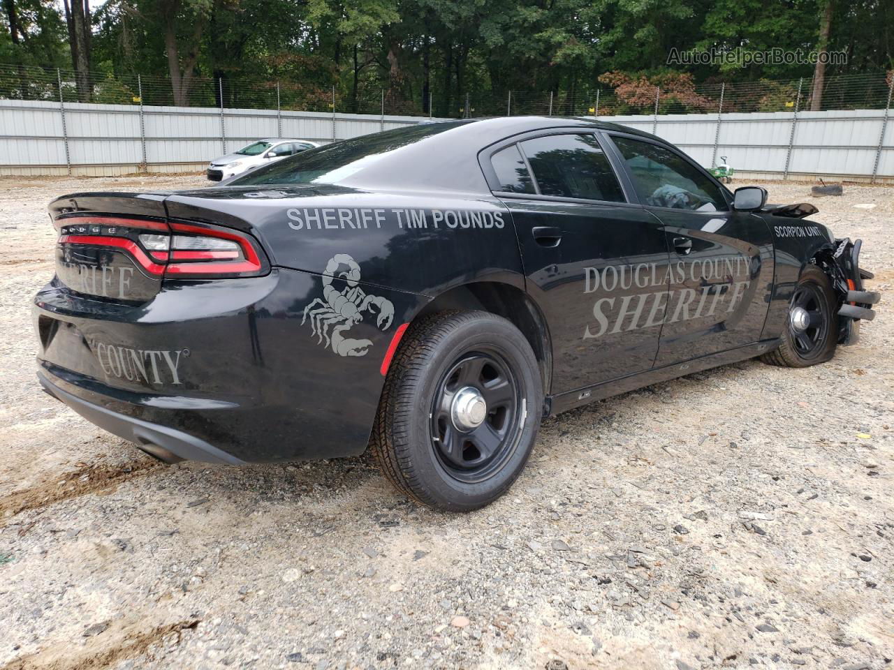 2017 Dodge Charger Police Black vin: 2C3CDXAT8HH599132