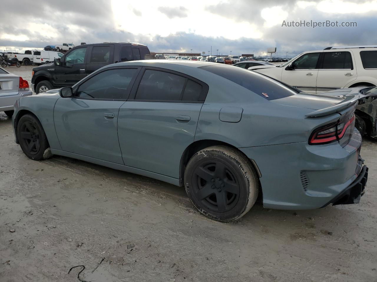 2016 Dodge Charger Police Gray vin: 2C3CDXATXGH321850