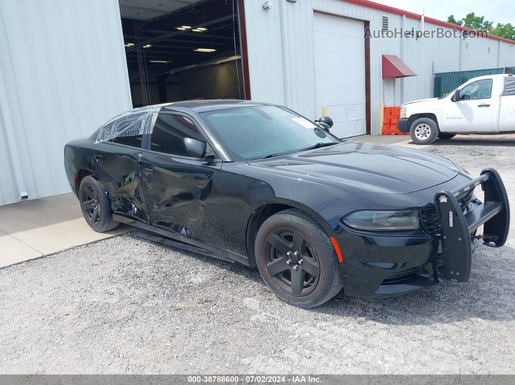 2016 Dodge Charger Police Black vin: 2C3CDXATXGH324179