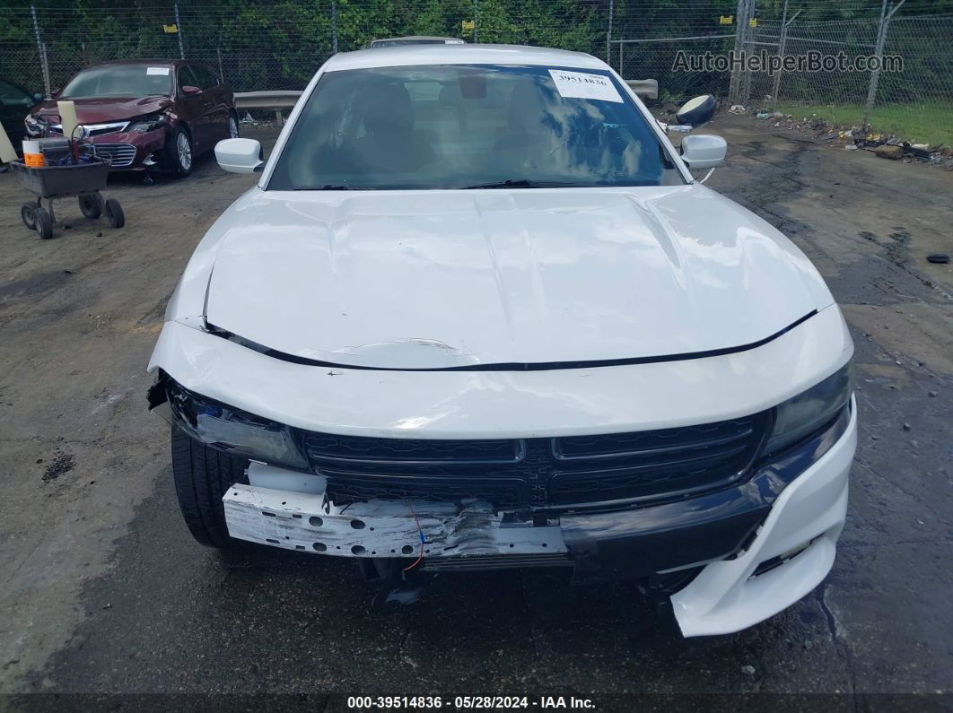 2017 Dodge Charger Police Rwd White vin: 2C3CDXATXHH525873