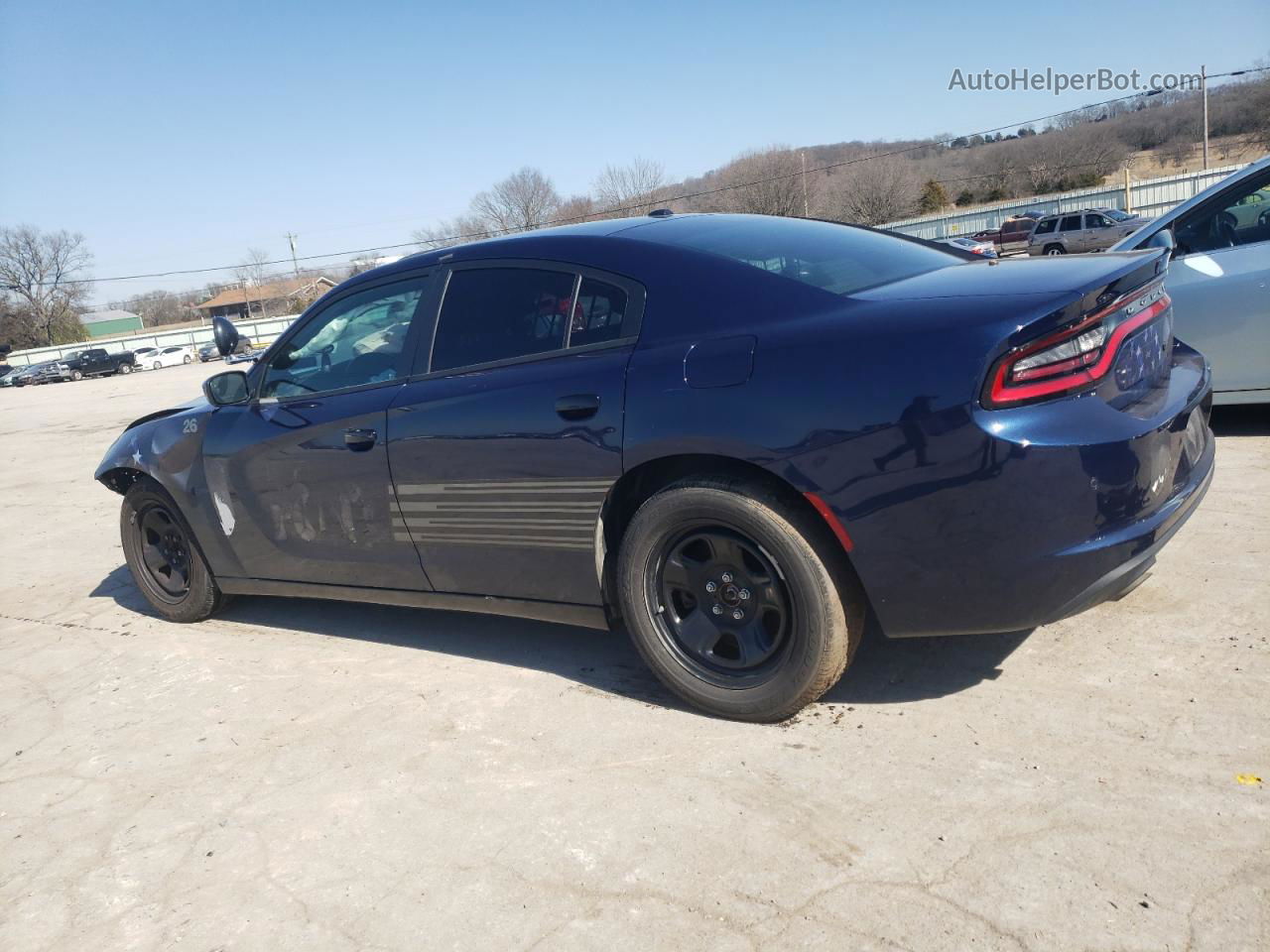 2021 Dodge Charger Police Blue vin: 2C3CDXATXMH637227