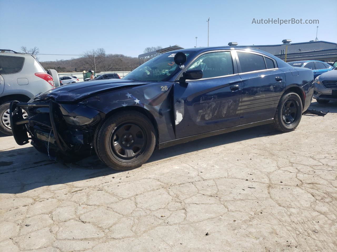 2021 Dodge Charger Police Blue vin: 2C3CDXATXMH637227