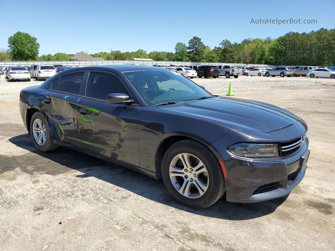 2016 Dodge Charger Se Charcoal vin: 2C3CDXBG0GH104017