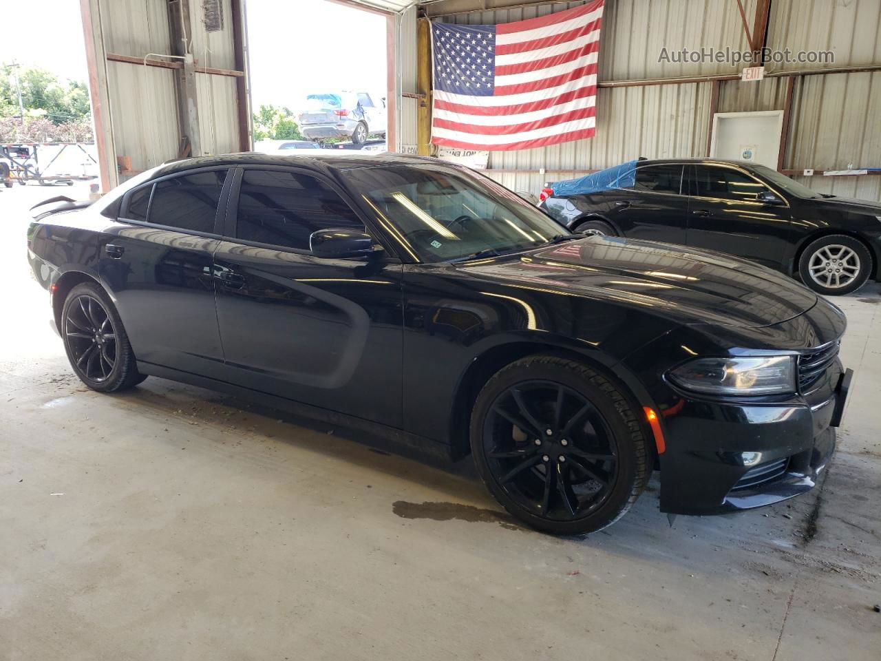 2016 Dodge Charger Se Black vin: 2C3CDXBG0GH223072