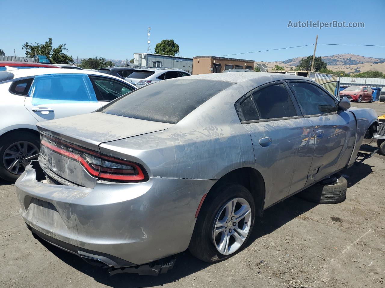 2016 Dodge Charger Se Silver vin: 2C3CDXBG0GH267072