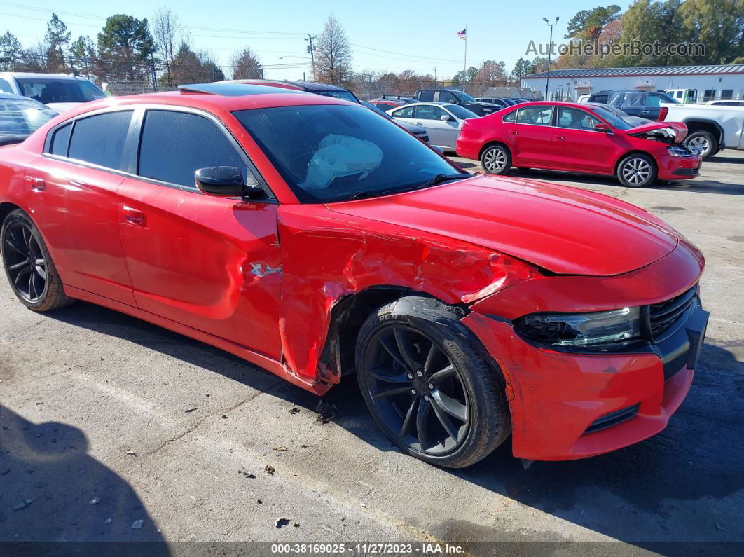 2016 Dodge Charger Se Orange vin: 2C3CDXBG0GH297690