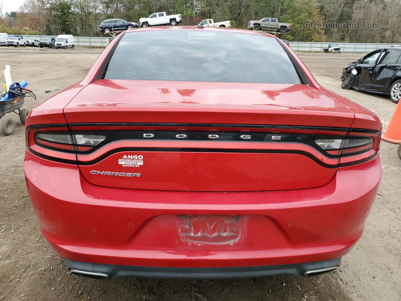 2017 Dodge Charger Se Red vin: 2C3CDXBG0HH518576