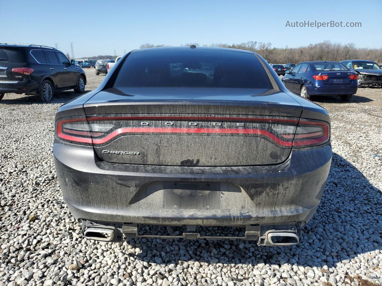 2017 Dodge Charger Se Gray vin: 2C3CDXBG0HH581452