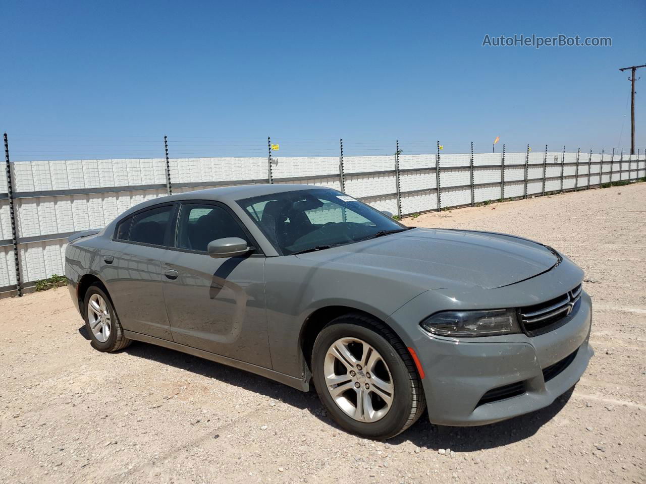 2017 Dodge Charger Se Gray vin: 2C3CDXBG0HH654772