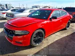 2018 Dodge Charger Sxt Rwd Red vin: 2C3CDXBG0JH145531