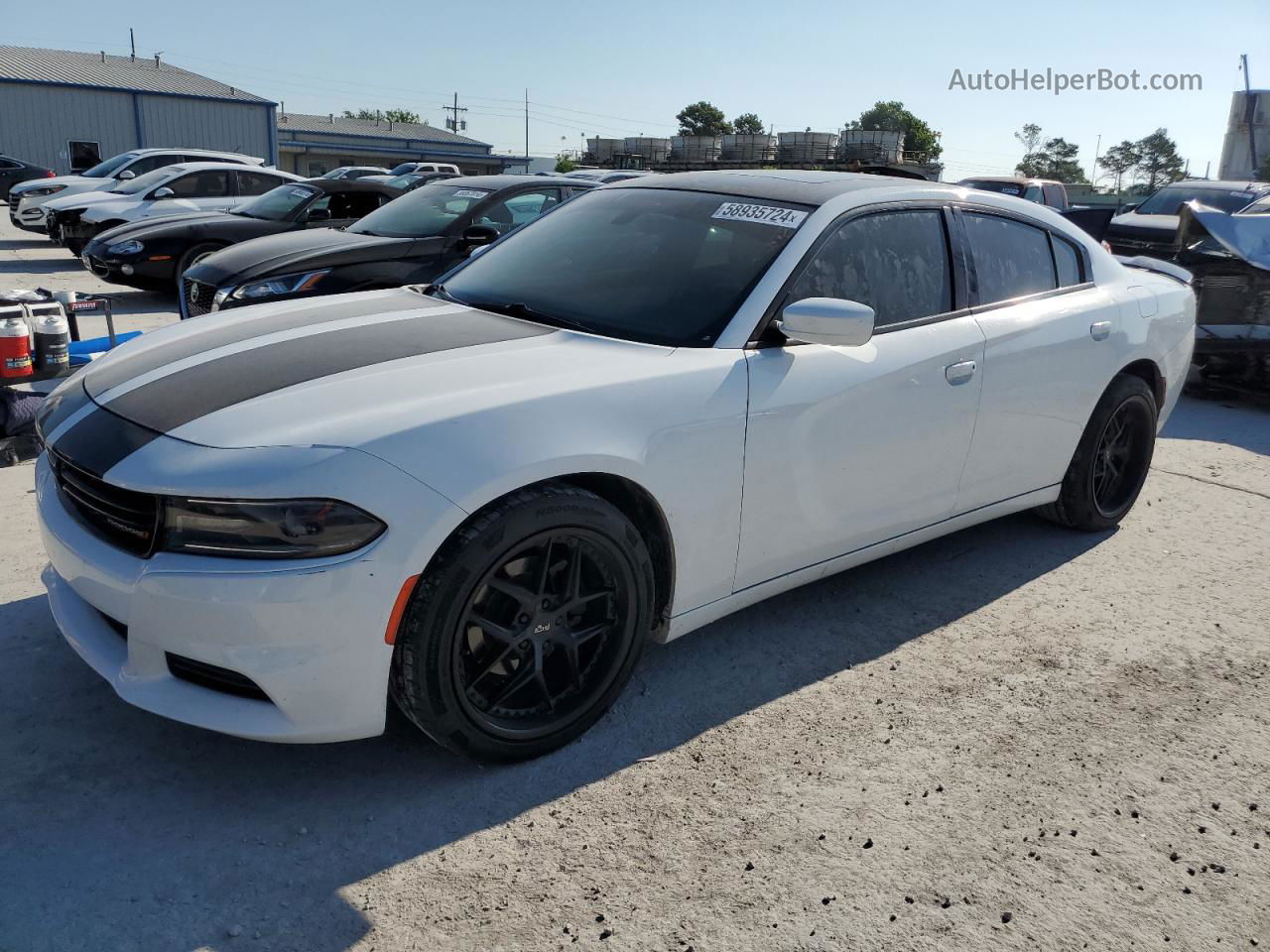 2021 Dodge Charger Sxt White vin: 2C3CDXBG0MH539518