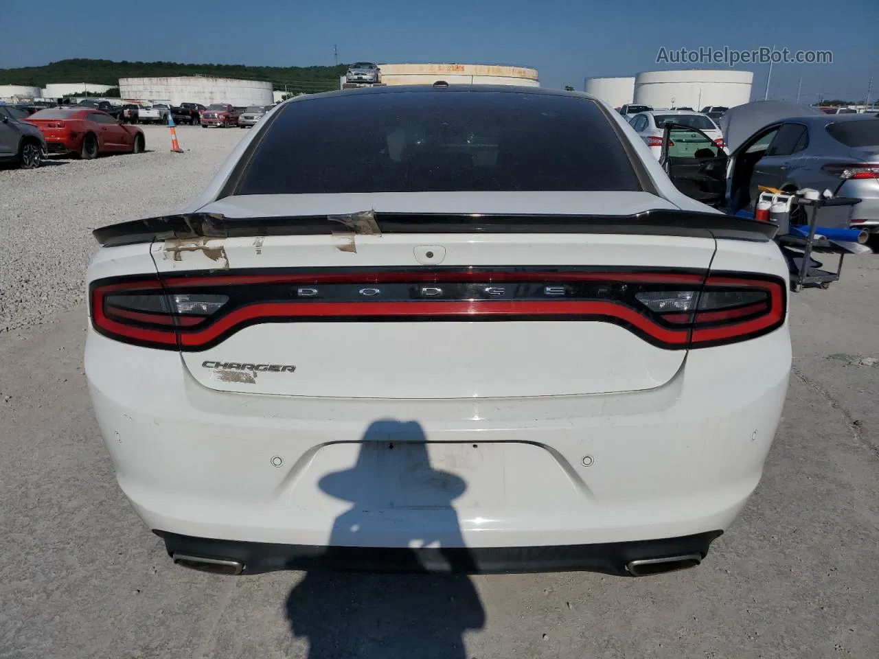 2021 Dodge Charger Sxt White vin: 2C3CDXBG0MH539518