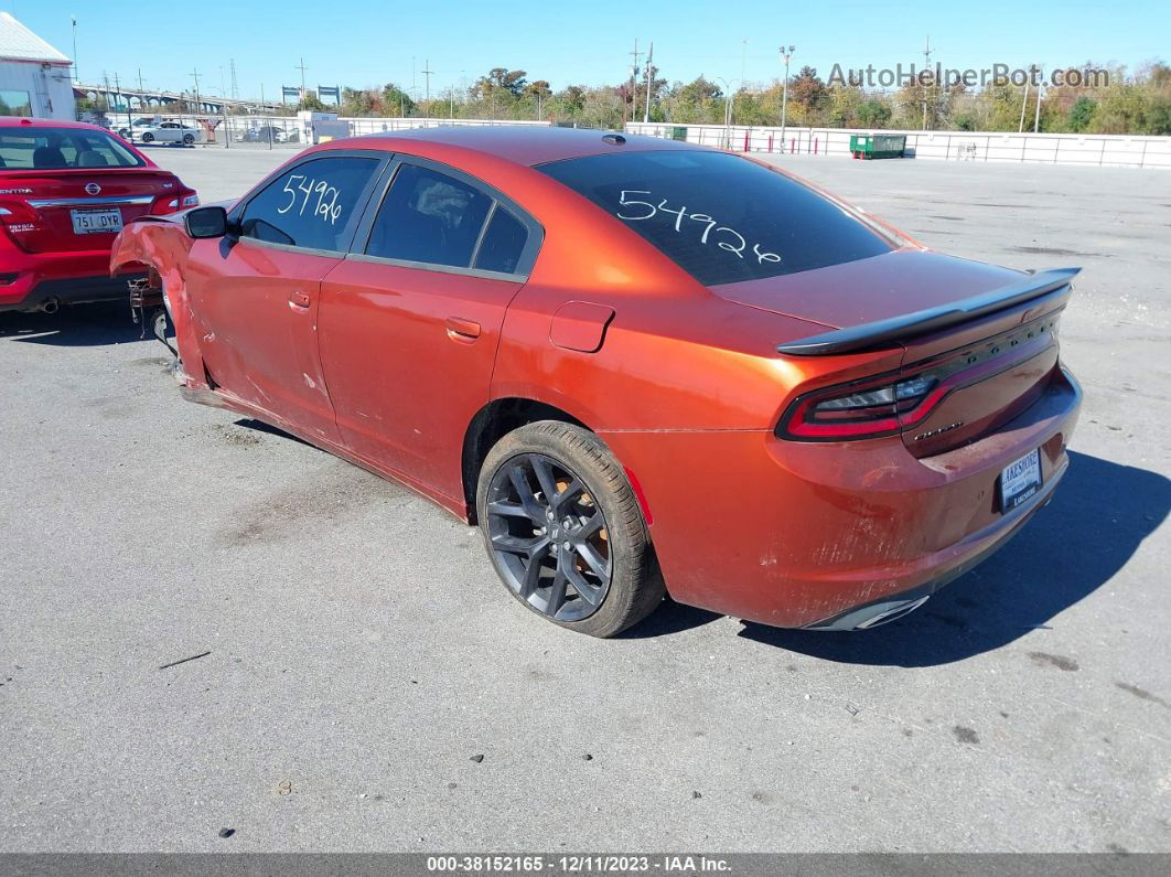 2021 Dodge Charger Sxt Orange vin: 2C3CDXBG0MH591778