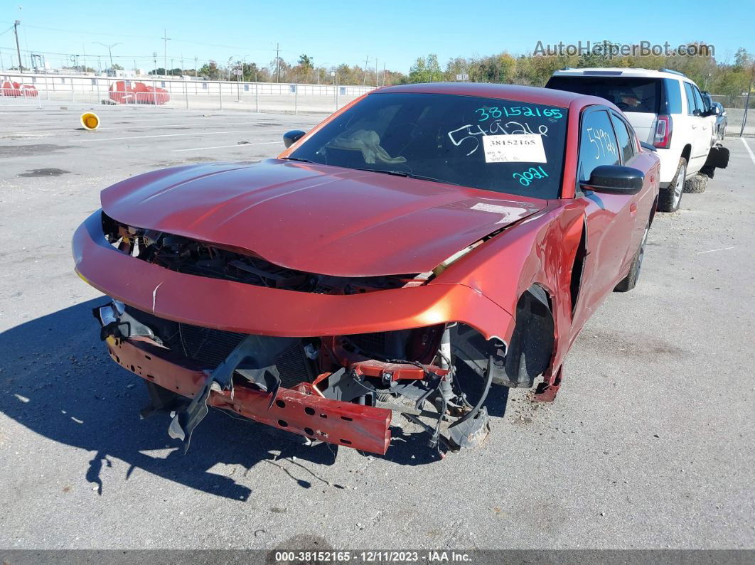 2021 Dodge Charger Sxt Orange vin: 2C3CDXBG0MH591778