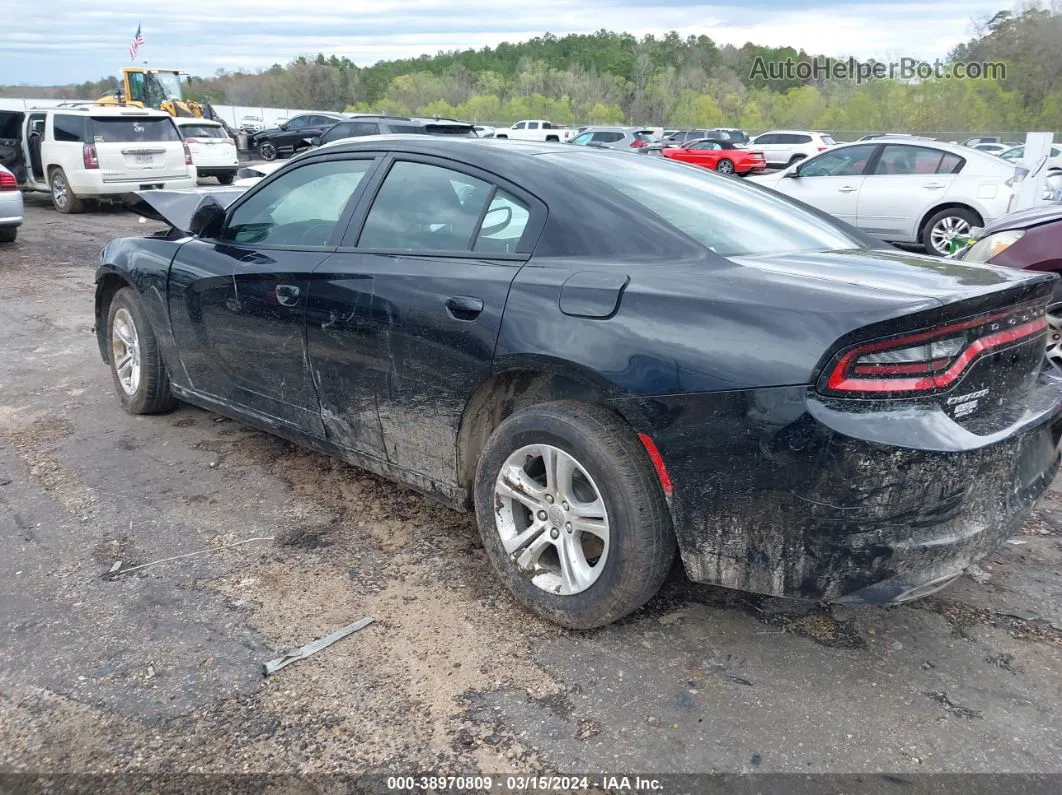 2021 Dodge Charger Sxt Rwd Черный vin: 2C3CDXBG0MH594549