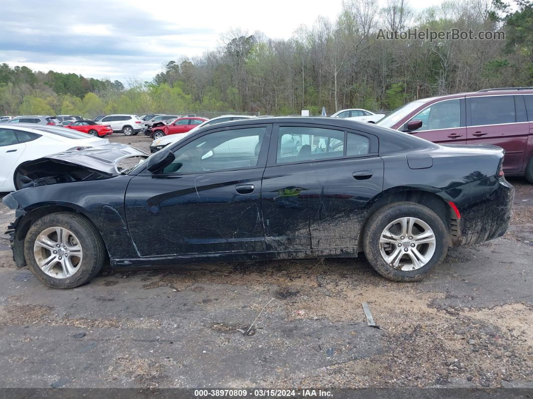 2021 Dodge Charger Sxt Rwd Black vin: 2C3CDXBG0MH594549