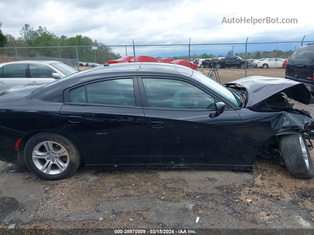 2021 Dodge Charger Sxt Rwd Черный vin: 2C3CDXBG0MH594549