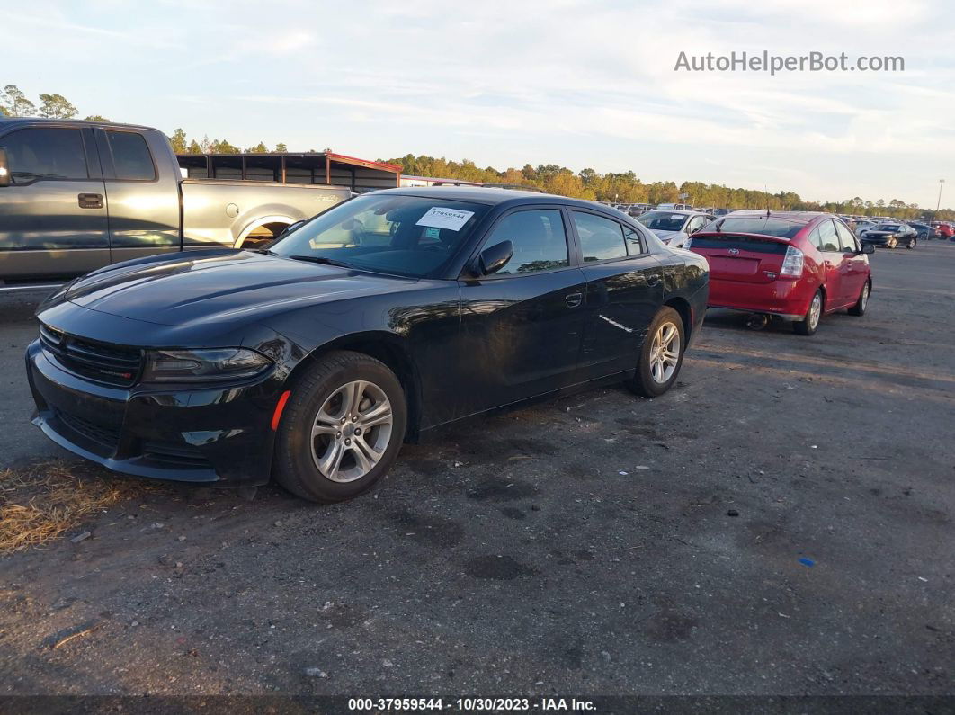 2021 Dodge Charger Sxt Rwd Black vin: 2C3CDXBG0MH632314