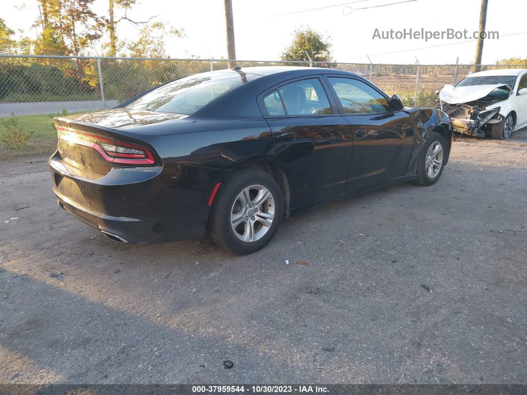 2021 Dodge Charger Sxt Rwd Black vin: 2C3CDXBG0MH632314