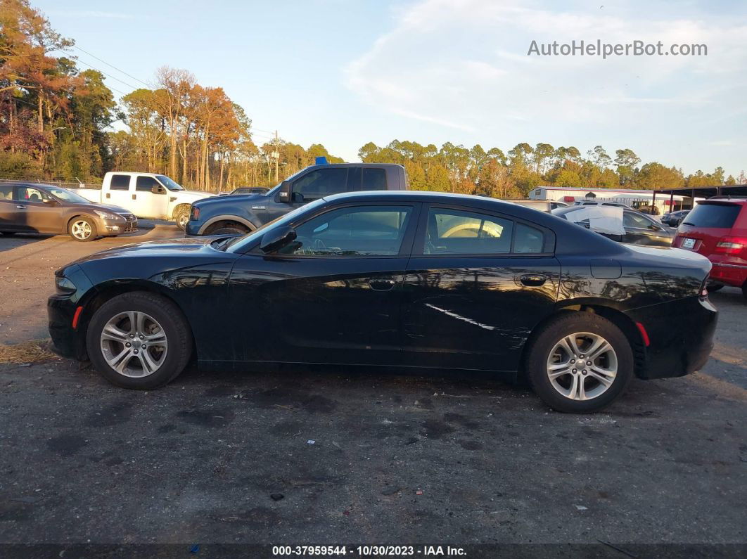 2021 Dodge Charger Sxt Rwd Black vin: 2C3CDXBG0MH632314