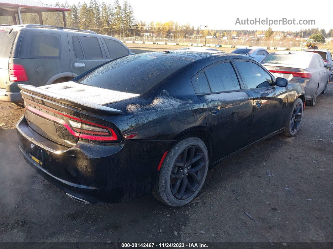 2021 Dodge Charger Sxt Rwd Черный vin: 2C3CDXBG0MH632863