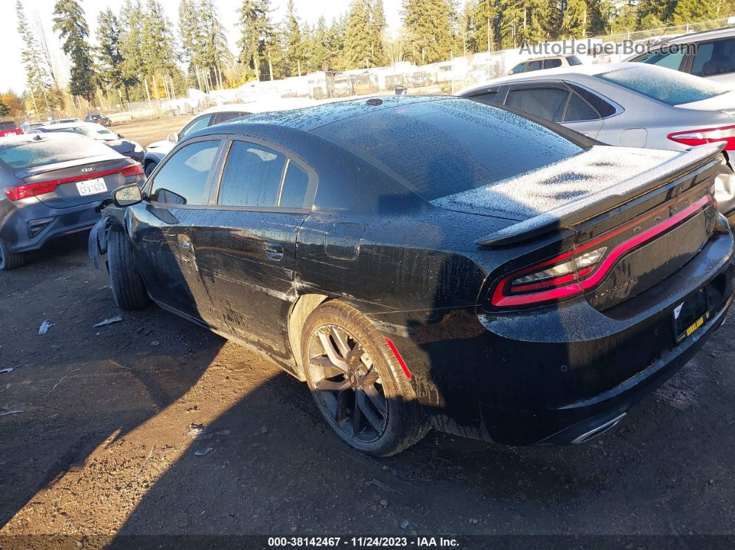 2021 Dodge Charger Sxt Rwd Черный vin: 2C3CDXBG0MH632863