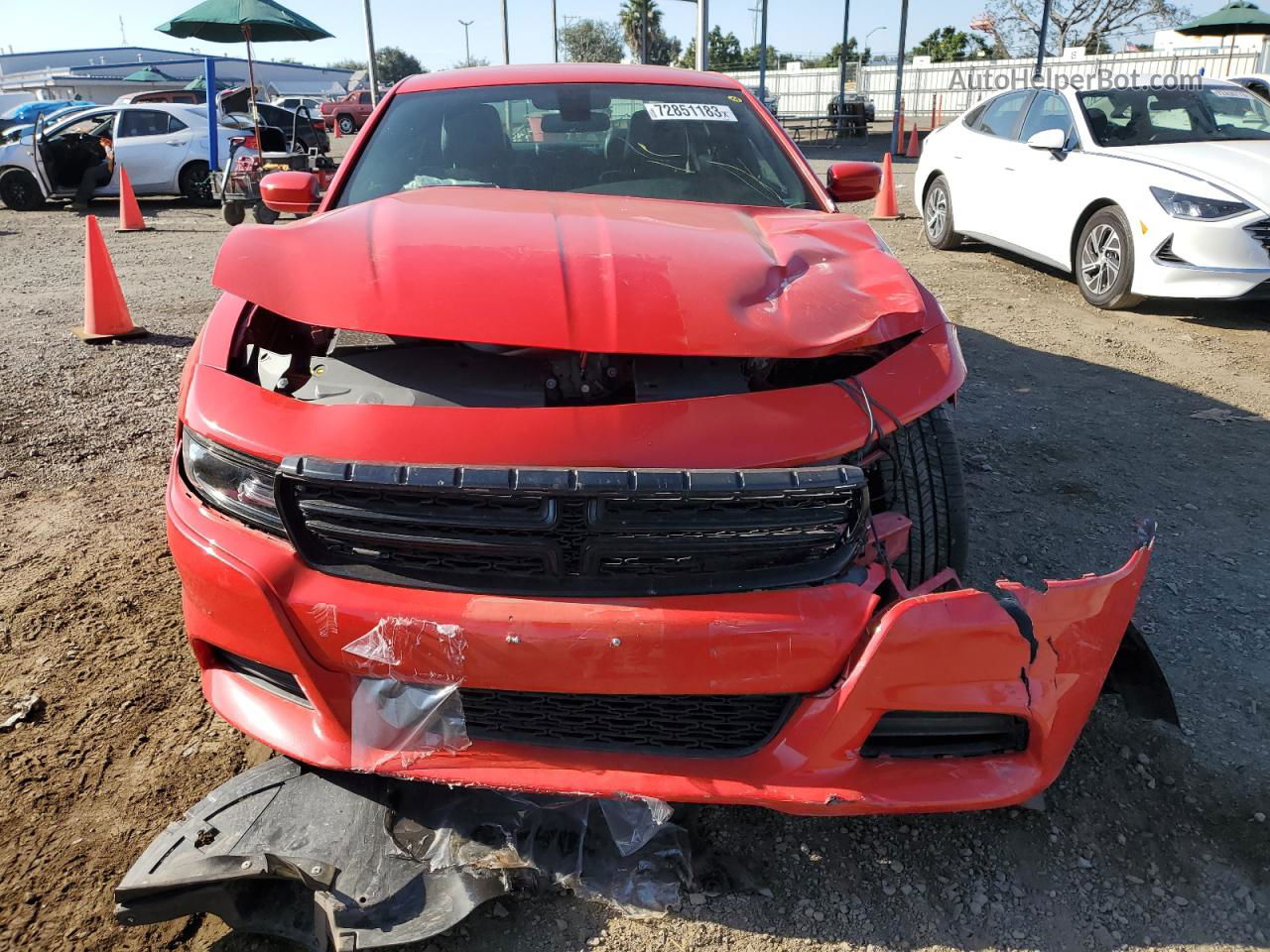 2021 Dodge Charger Sxt Red vin: 2C3CDXBG0MH642499