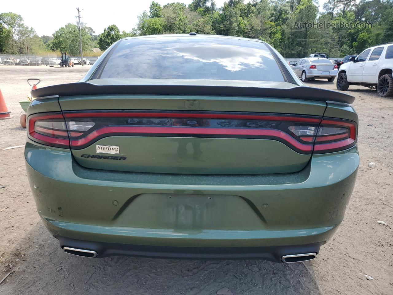 2021 Dodge Charger Sxt Green vin: 2C3CDXBG0MH678371