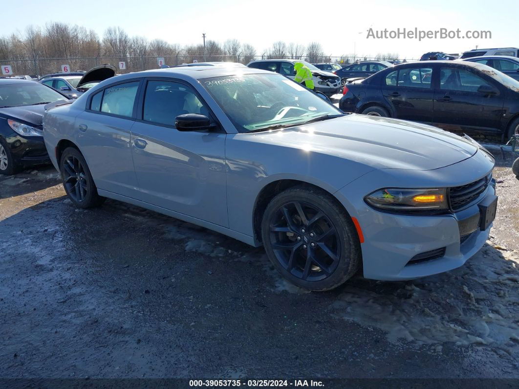 2021 Dodge Charger Sxt Rwd Gray vin: 2C3CDXBG0MH679634