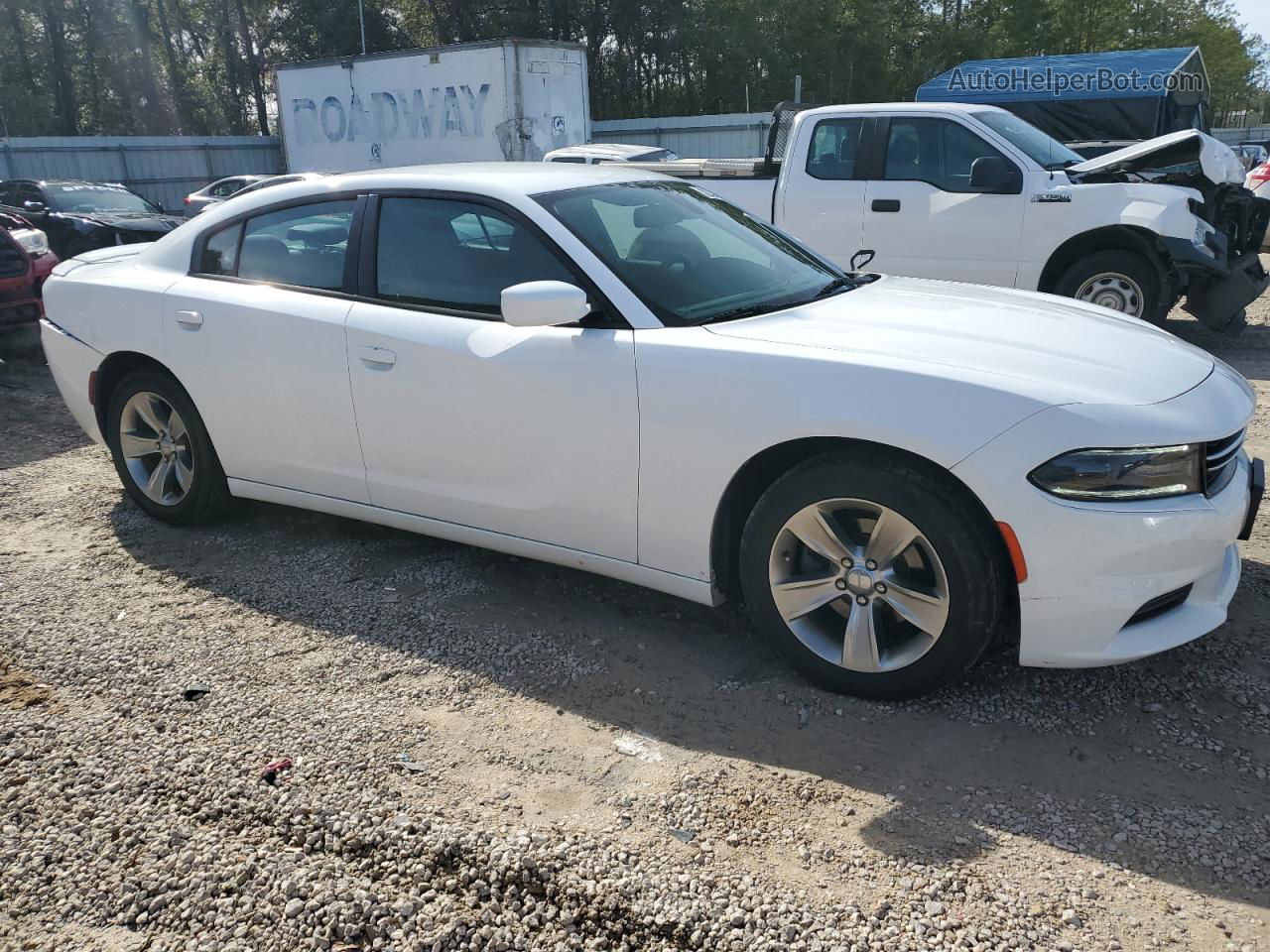 2016 Dodge Charger Se White vin: 2C3CDXBG1GH104849