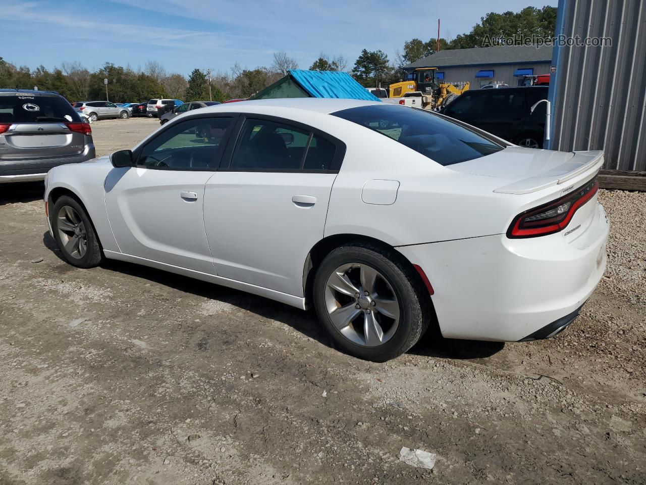 2016 Dodge Charger Se White vin: 2C3CDXBG1GH104849