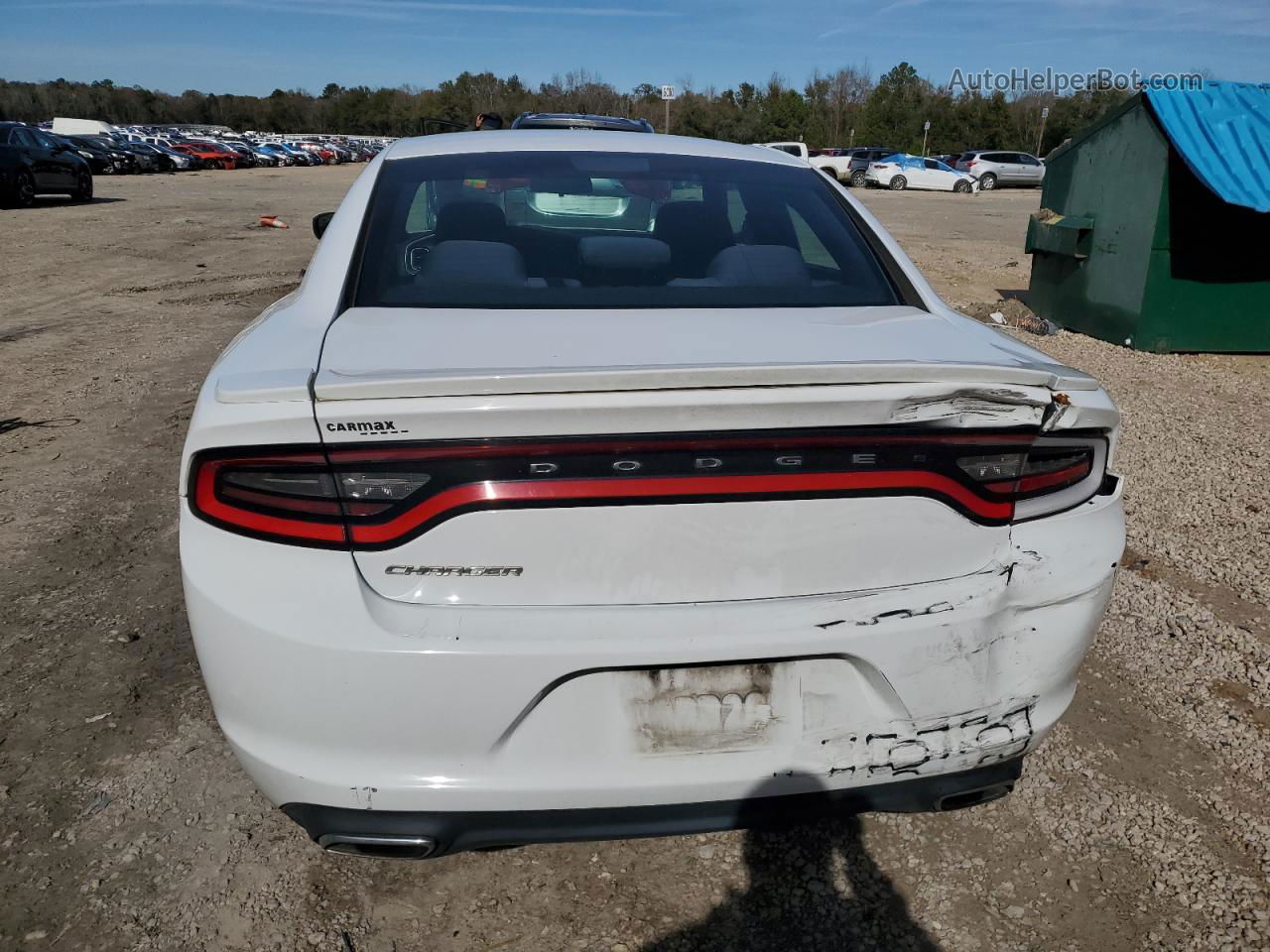 2016 Dodge Charger Se White vin: 2C3CDXBG1GH104849