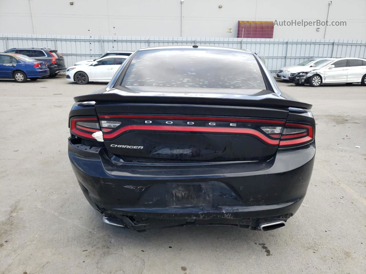 2016 Dodge Charger Se Black vin: 2C3CDXBG1GH109856