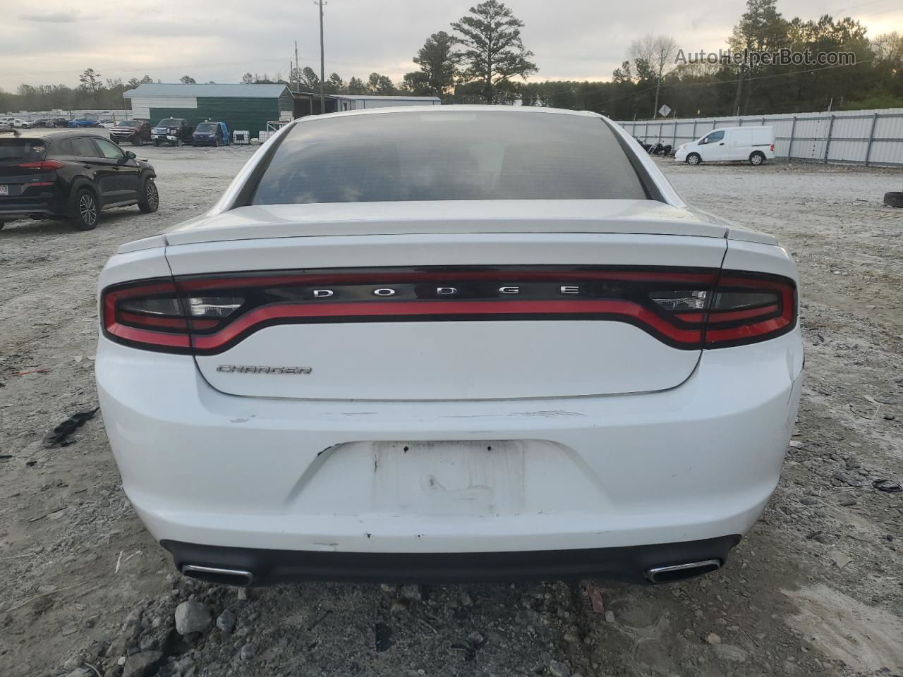 2016 Dodge Charger Se White vin: 2C3CDXBG1GH174688