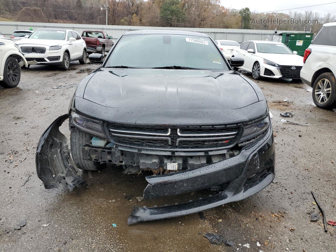 2016 Dodge Charger Se Black vin: 2C3CDXBG1GH318868